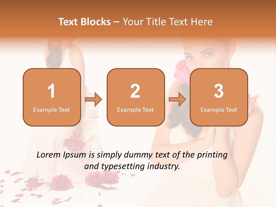 Bright Girl Female PowerPoint Template