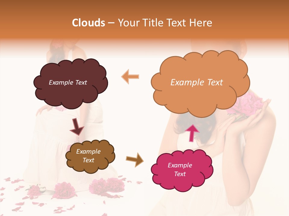 Bright Girl Female PowerPoint Template