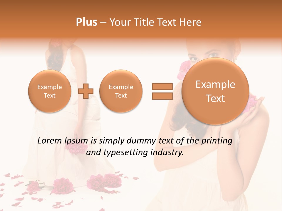 Bright Girl Female PowerPoint Template