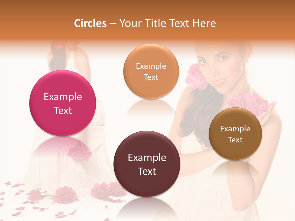 Bright Girl Female PowerPoint Template