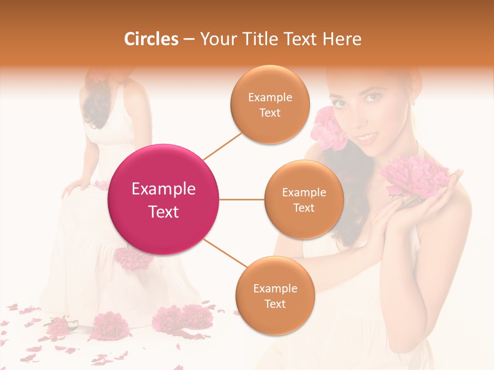 Bright Girl Female PowerPoint Template