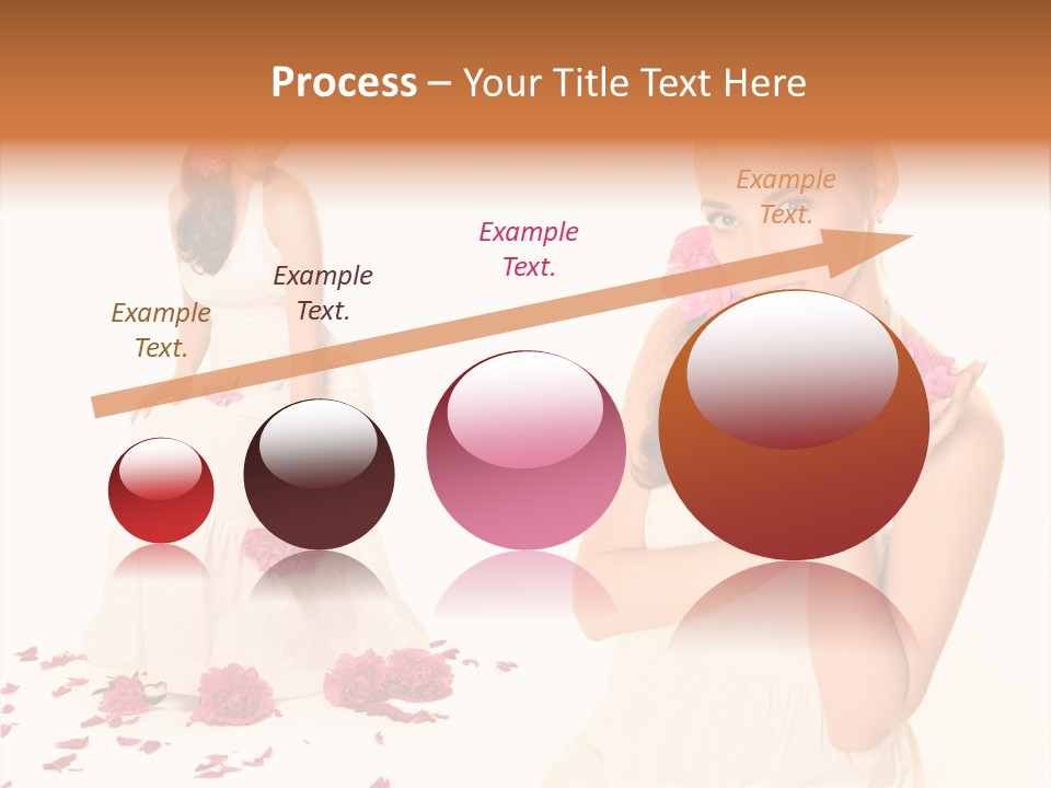 Bright Girl Female PowerPoint Template