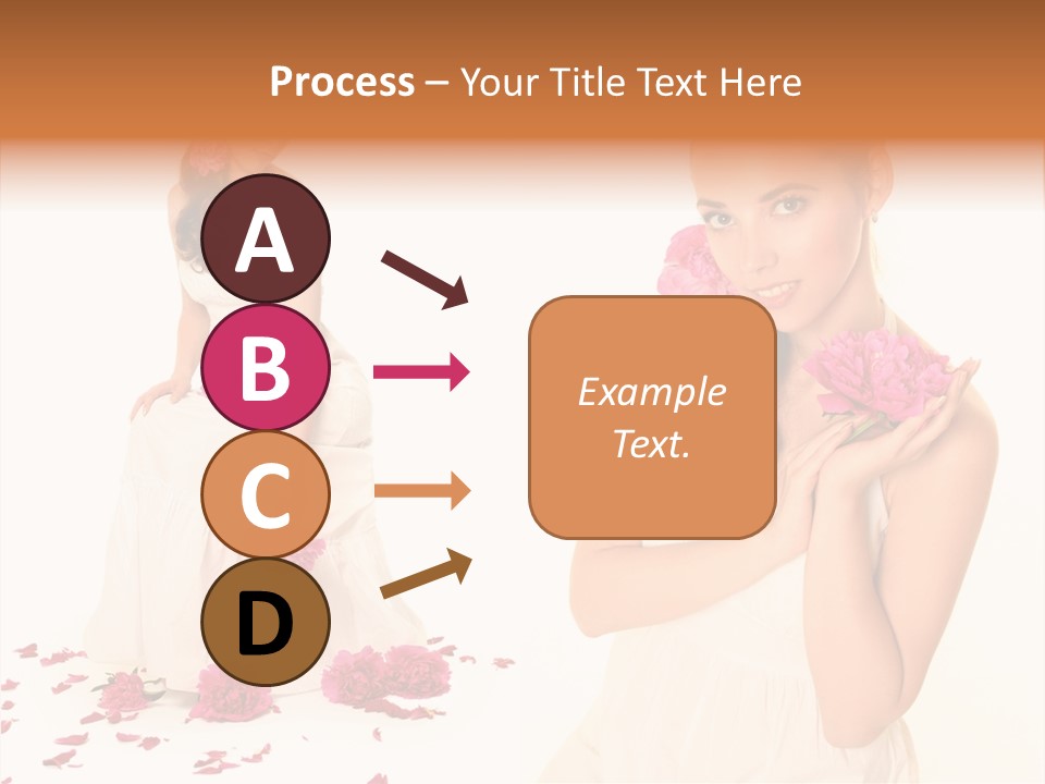 Bright Girl Female PowerPoint Template