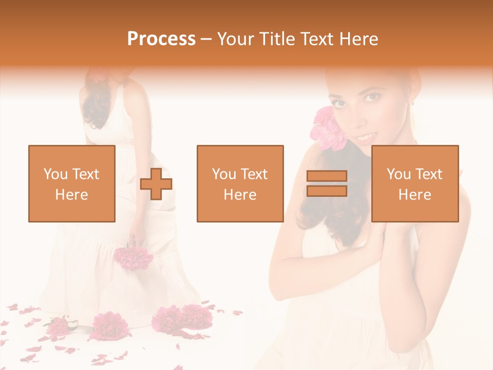 Bright Girl Female PowerPoint Template