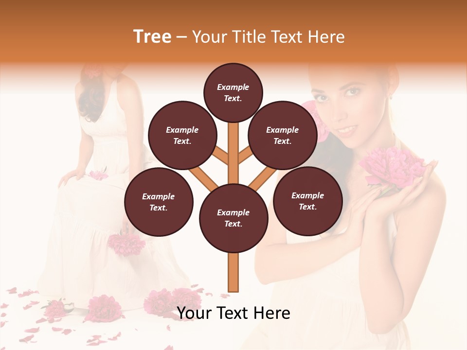 Bright Girl Female PowerPoint Template