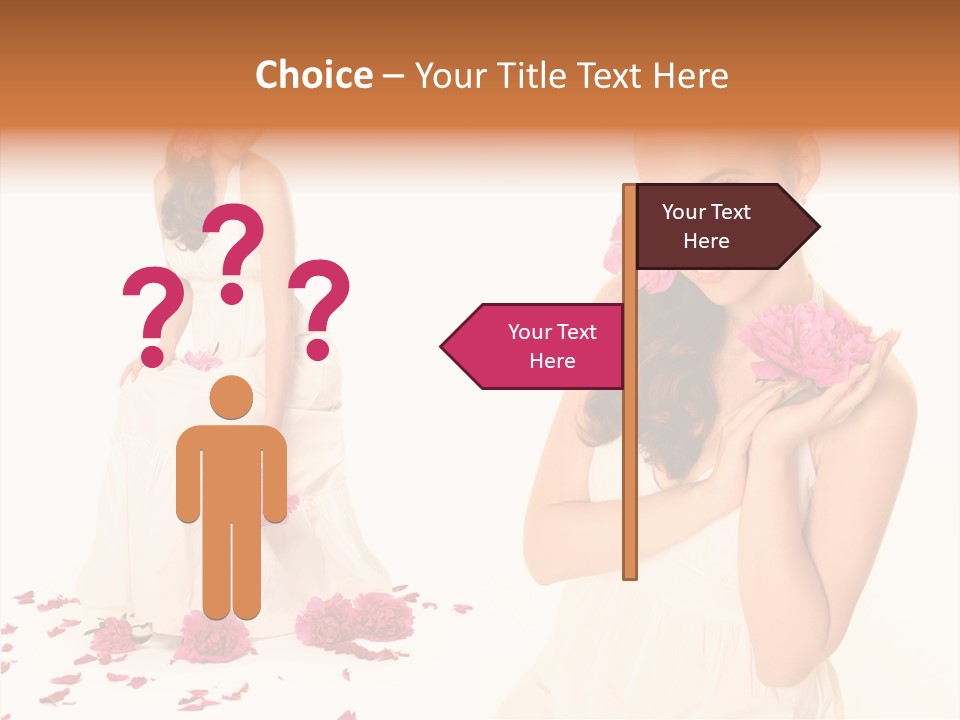 Bright Girl Female PowerPoint Template