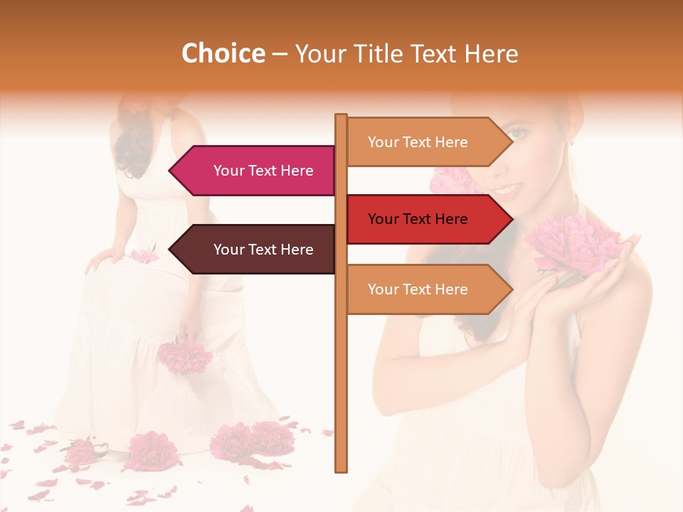 Bright Girl Female PowerPoint Template