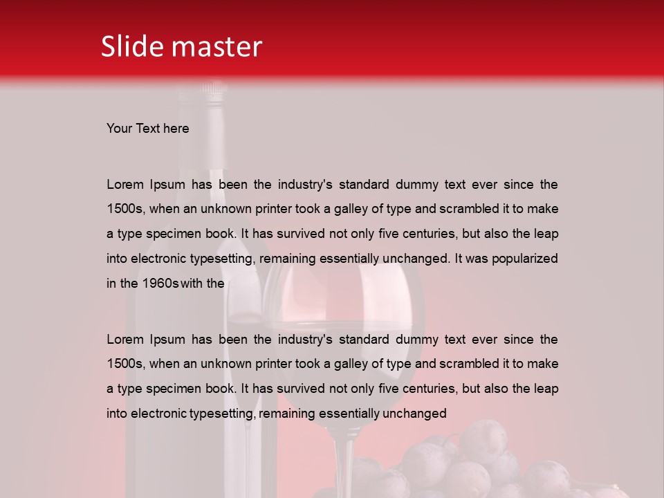 Red Wine PowerPoint Template
