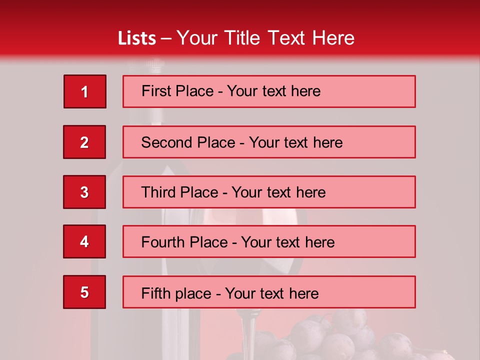 Red Wine PowerPoint Template
