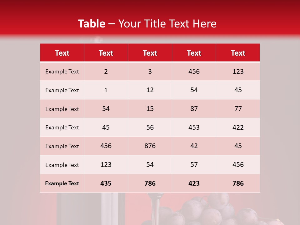 Red Wine PowerPoint Template