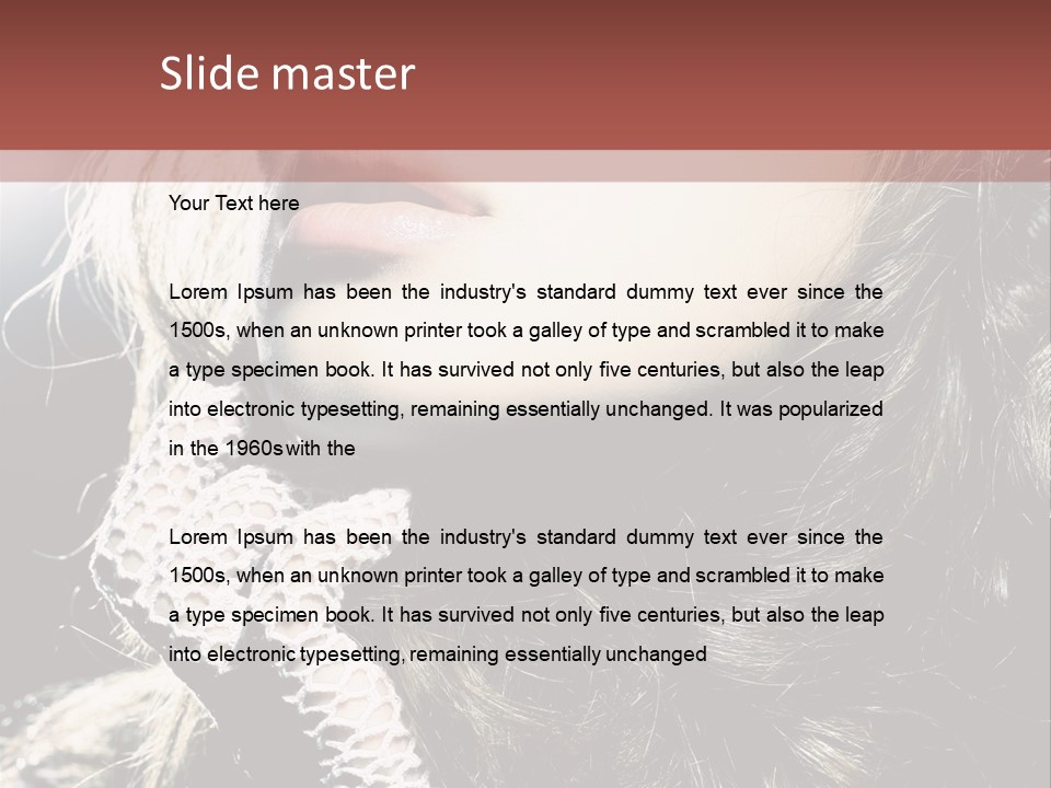 Models Lounge - You´ll Be Falling In Love PowerPoint Template