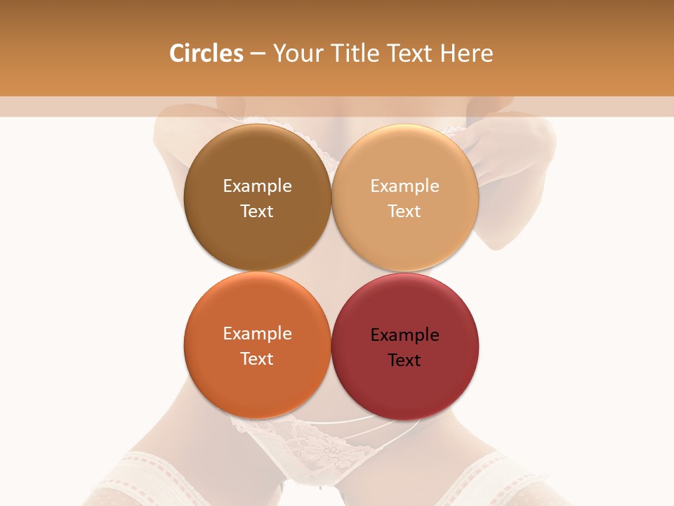 Body Pose White PowerPoint Template