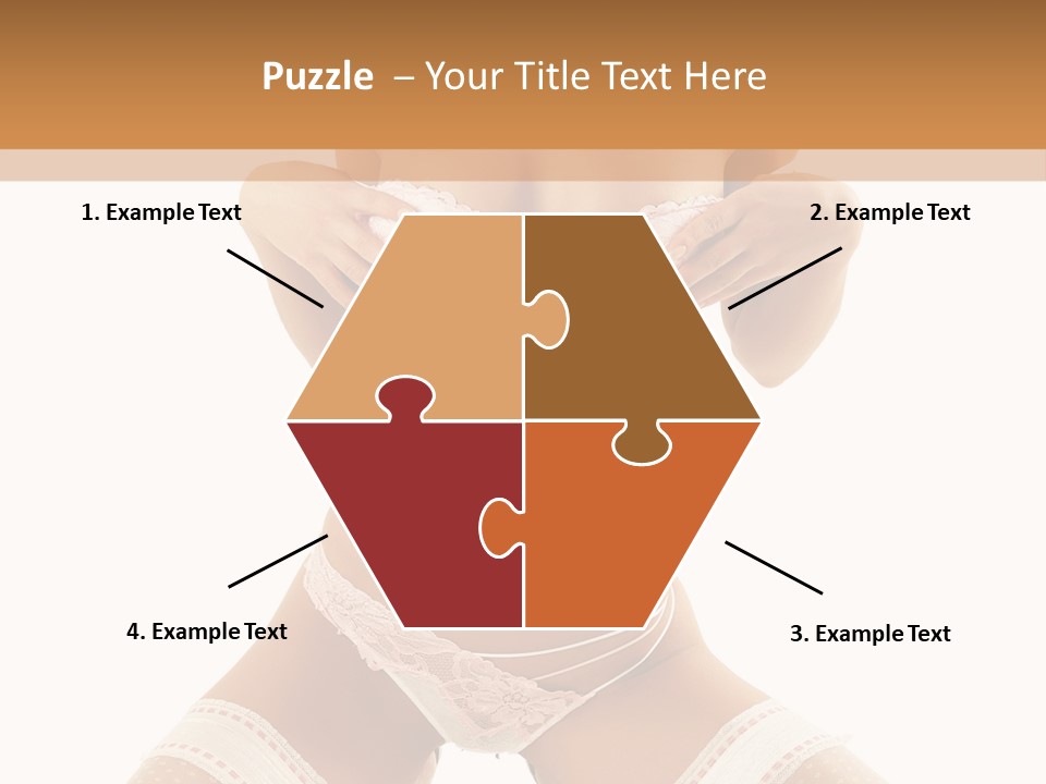 Body Pose White PowerPoint Template