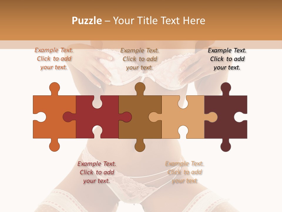 Body Pose White PowerPoint Template