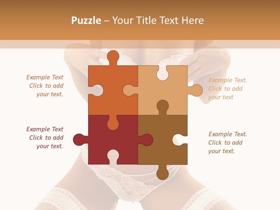 Body Pose White PowerPoint Template