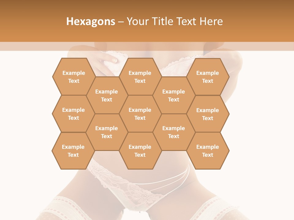 Body Pose White PowerPoint Template