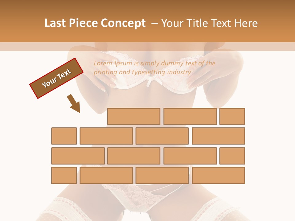 Body Pose White PowerPoint Template