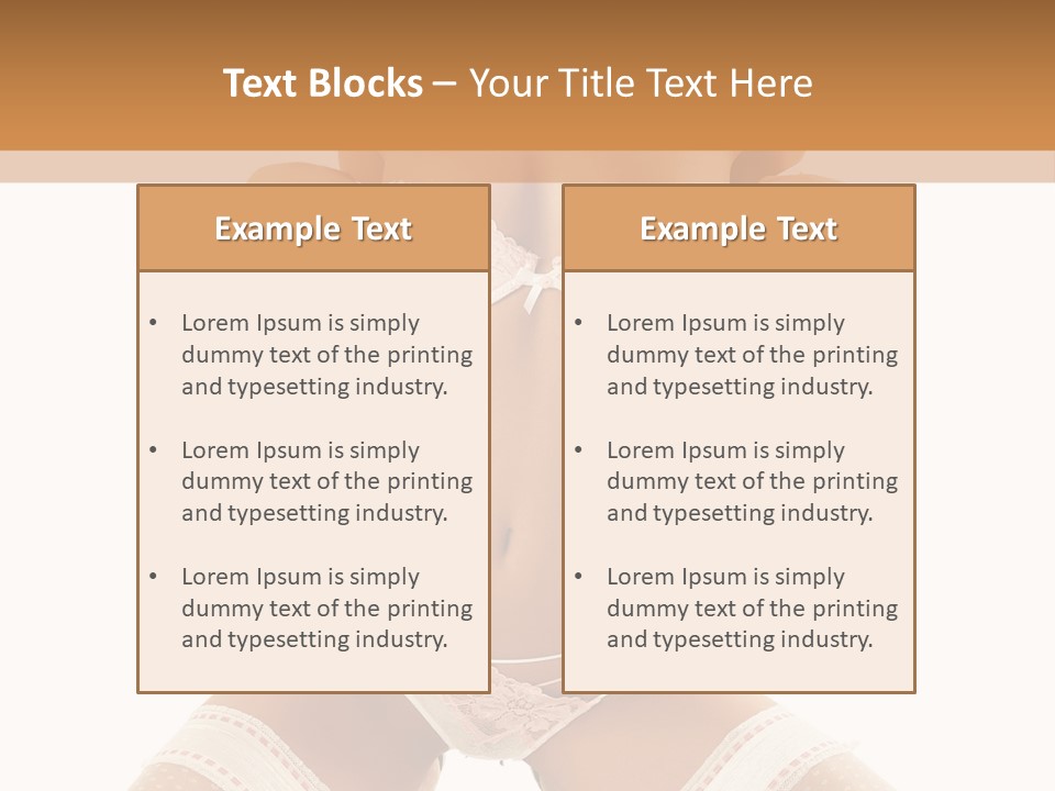 Body Pose White PowerPoint Template