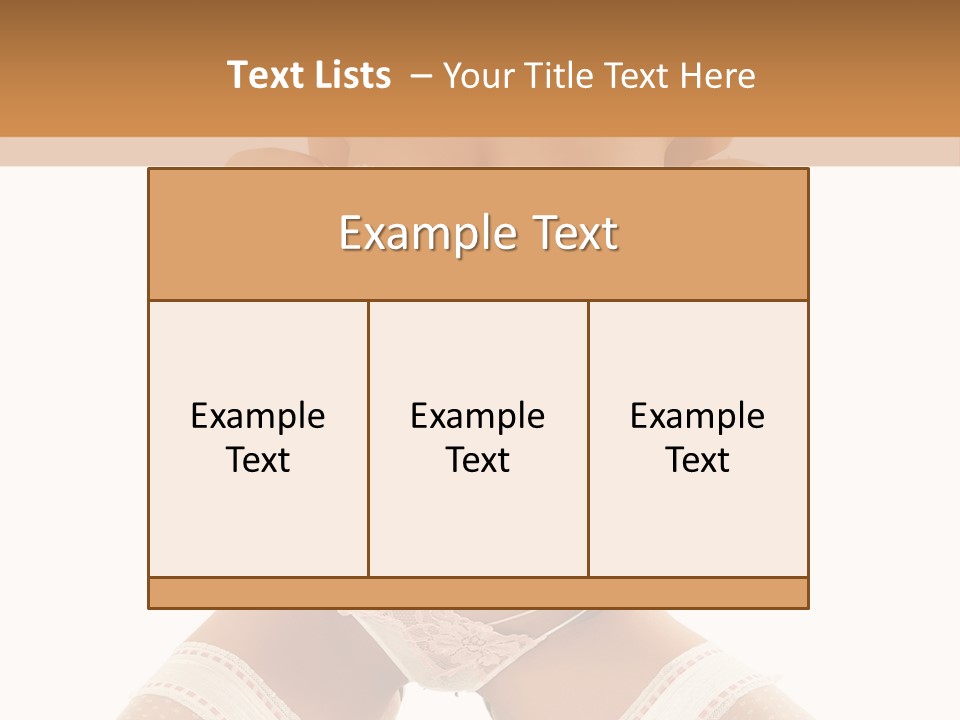 Body Pose White PowerPoint Template