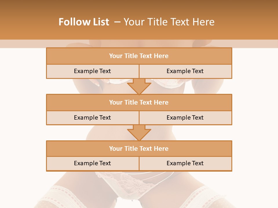 Body Pose White PowerPoint Template