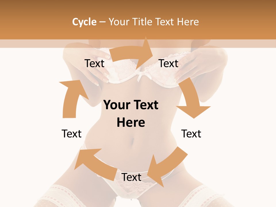 Body Pose White PowerPoint Template