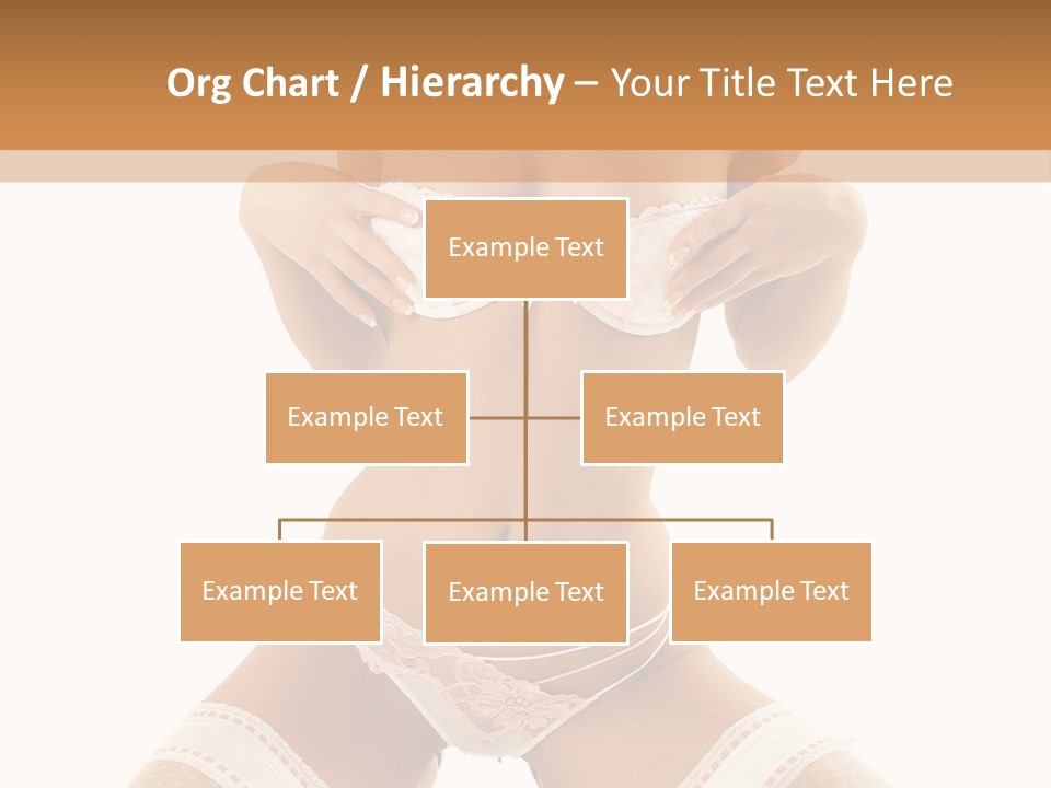 Body Pose White PowerPoint Template