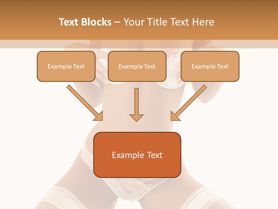 Body Pose White PowerPoint Template