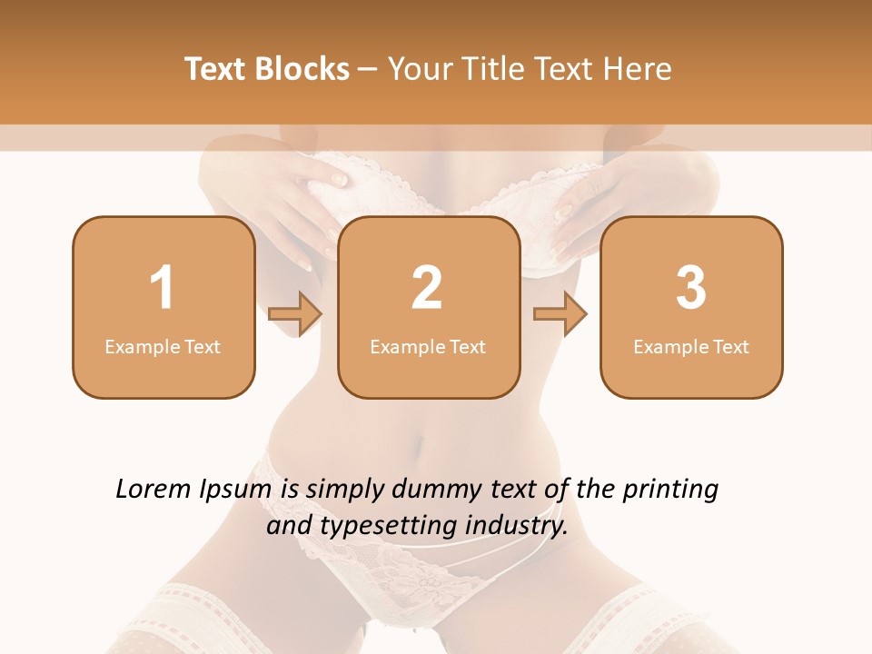 Body Pose White PowerPoint Template