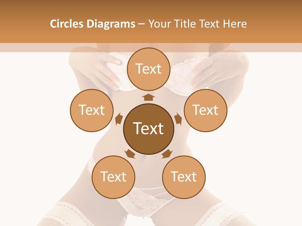 Body Pose White PowerPoint Template