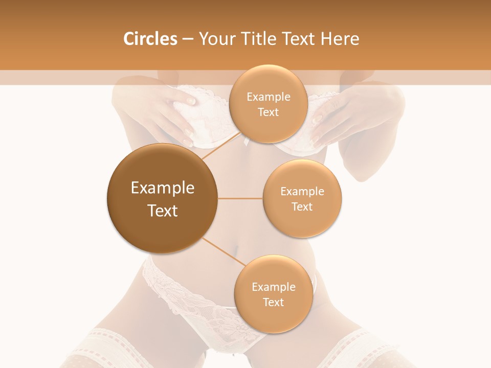 Body Pose White PowerPoint Template