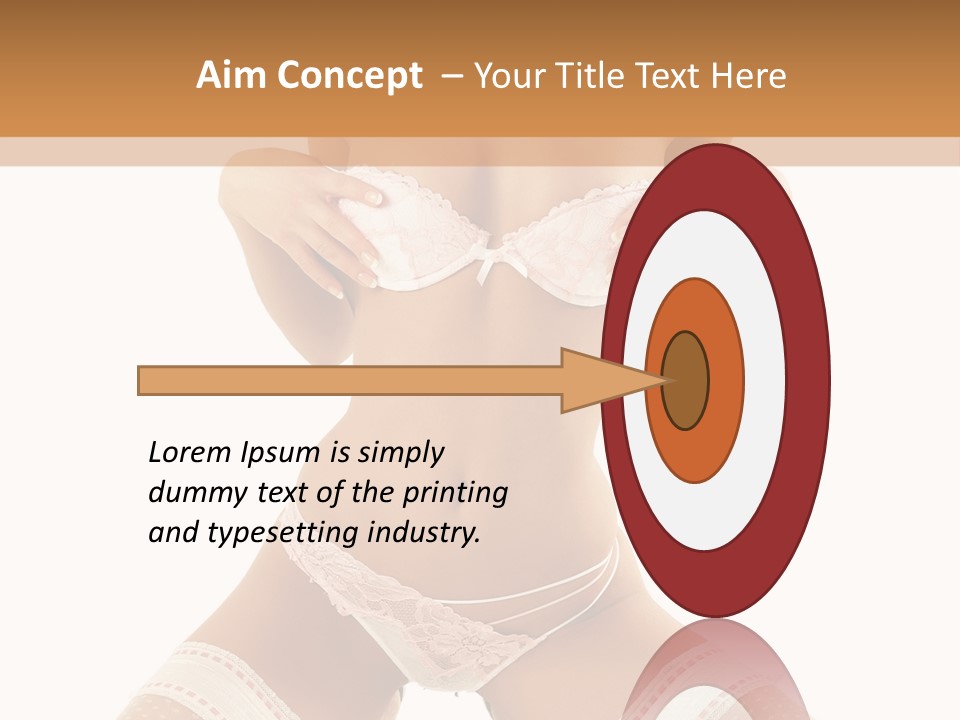 Body Pose White PowerPoint Template