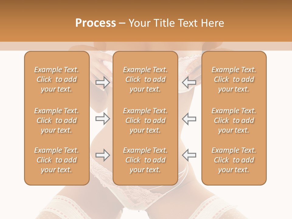 Body Pose White PowerPoint Template