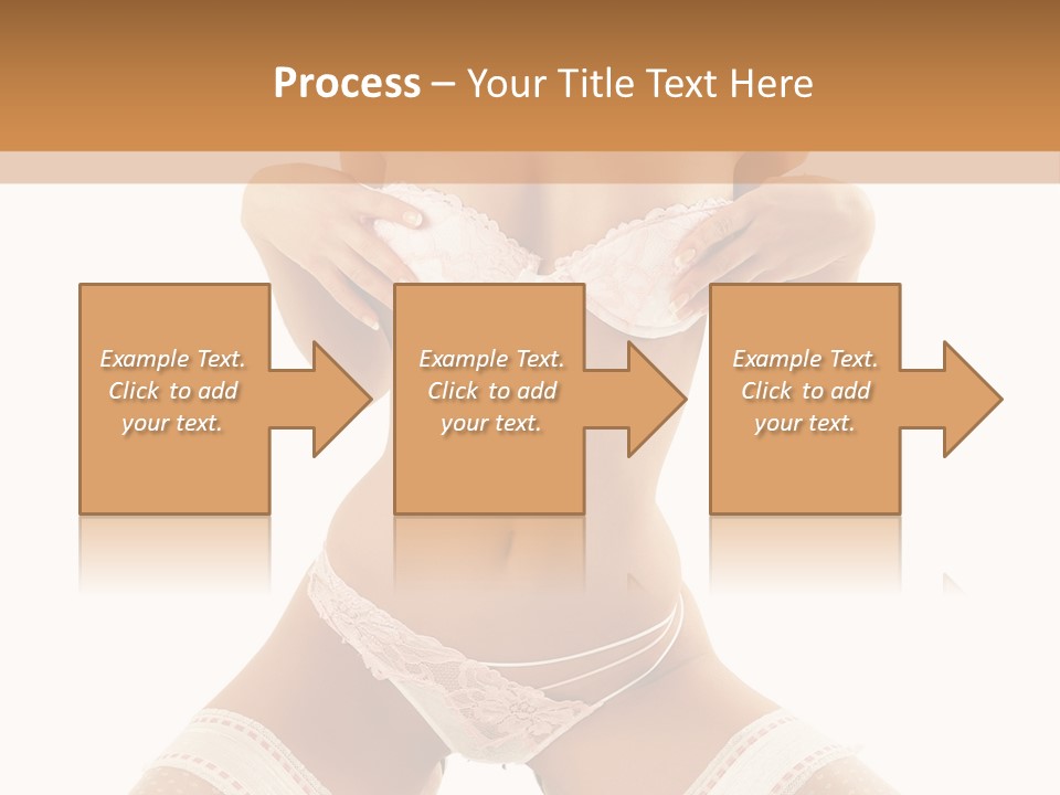 Body Pose White PowerPoint Template