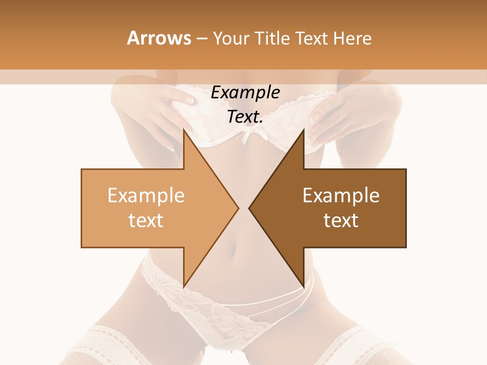 Body Pose White PowerPoint Template