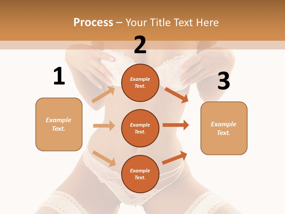 Body Pose White PowerPoint Template
