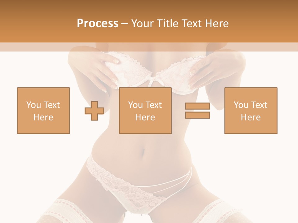 Body Pose White PowerPoint Template