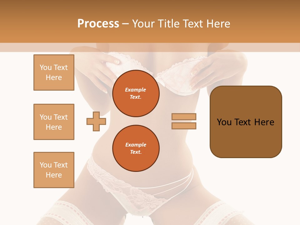 Body Pose White PowerPoint Template