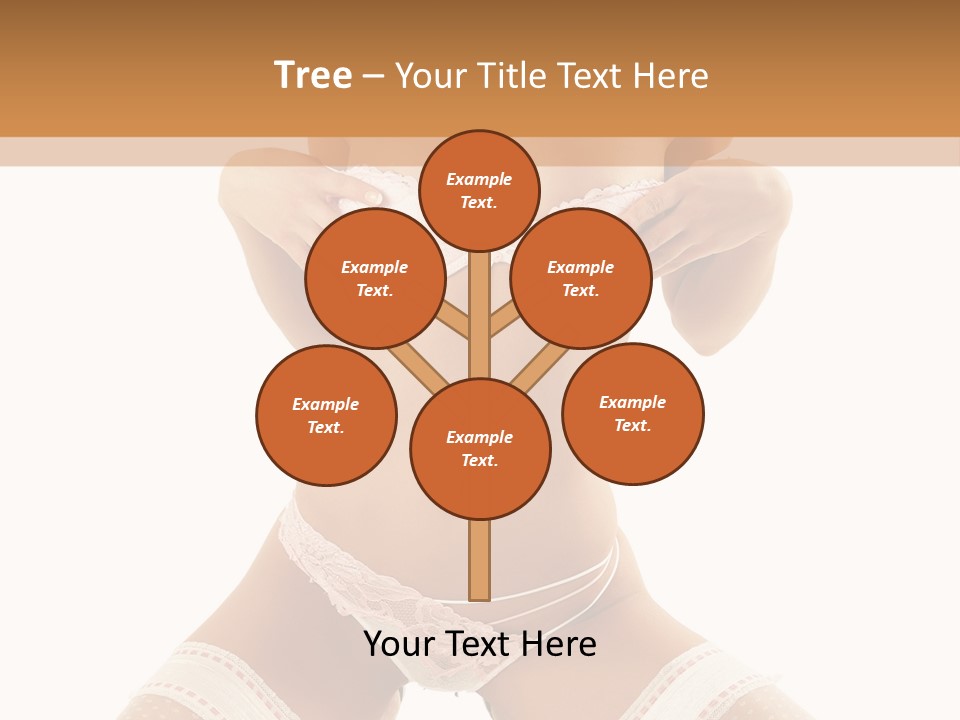 Body Pose White PowerPoint Template