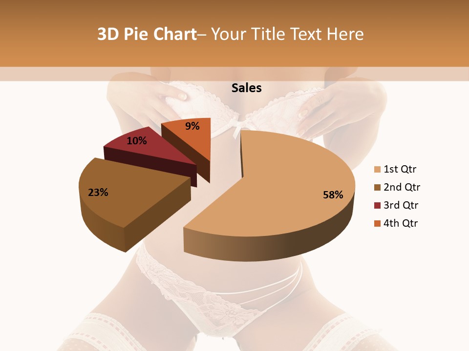 Body Pose White PowerPoint Template