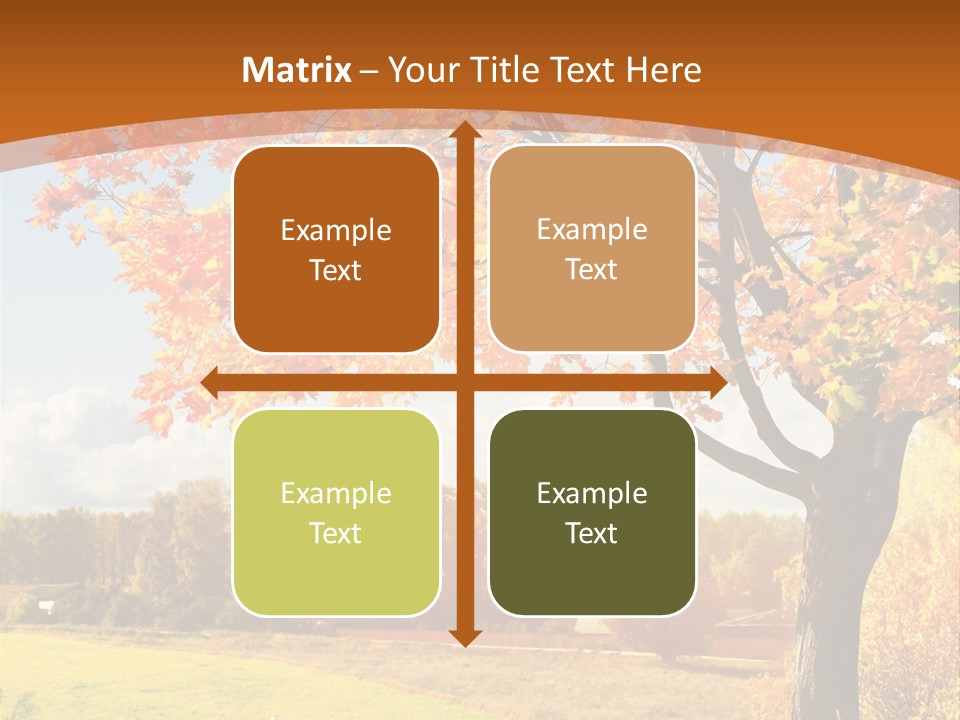 Autumn Landscape PowerPoint Template