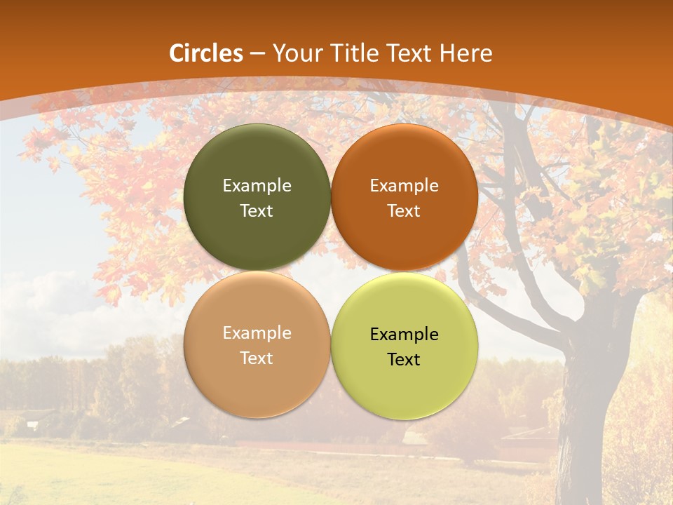Autumn Landscape PowerPoint Template
