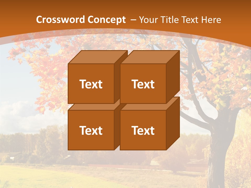 Autumn Landscape PowerPoint Template