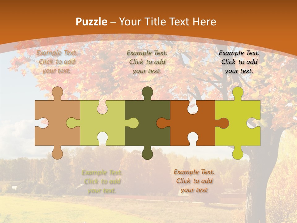 Autumn Landscape PowerPoint Template