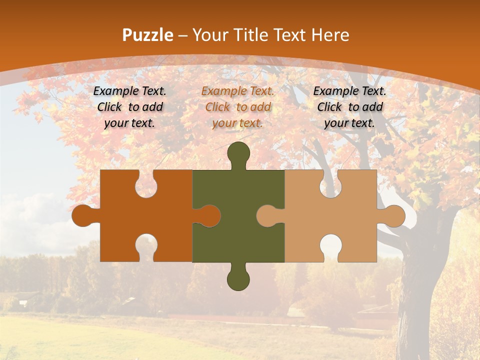 Autumn Landscape PowerPoint Template