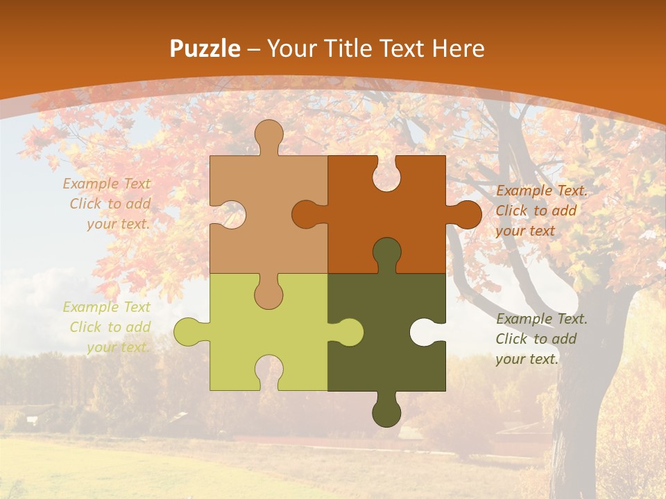 Autumn Landscape PowerPoint Template