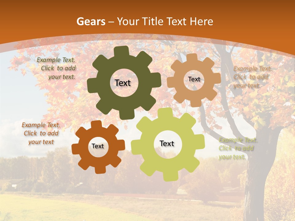 Autumn Landscape PowerPoint Template