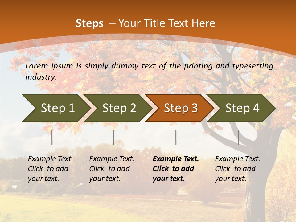 Autumn Landscape PowerPoint Template