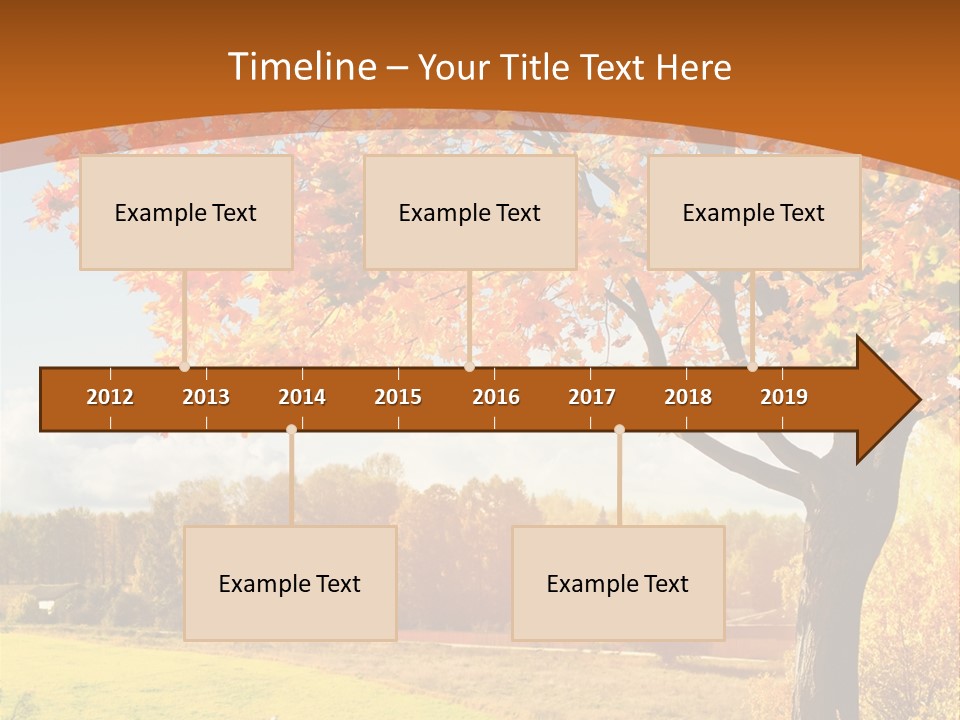 Autumn Landscape PowerPoint Template