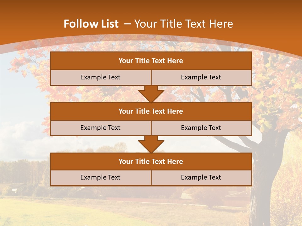 Autumn Landscape PowerPoint Template