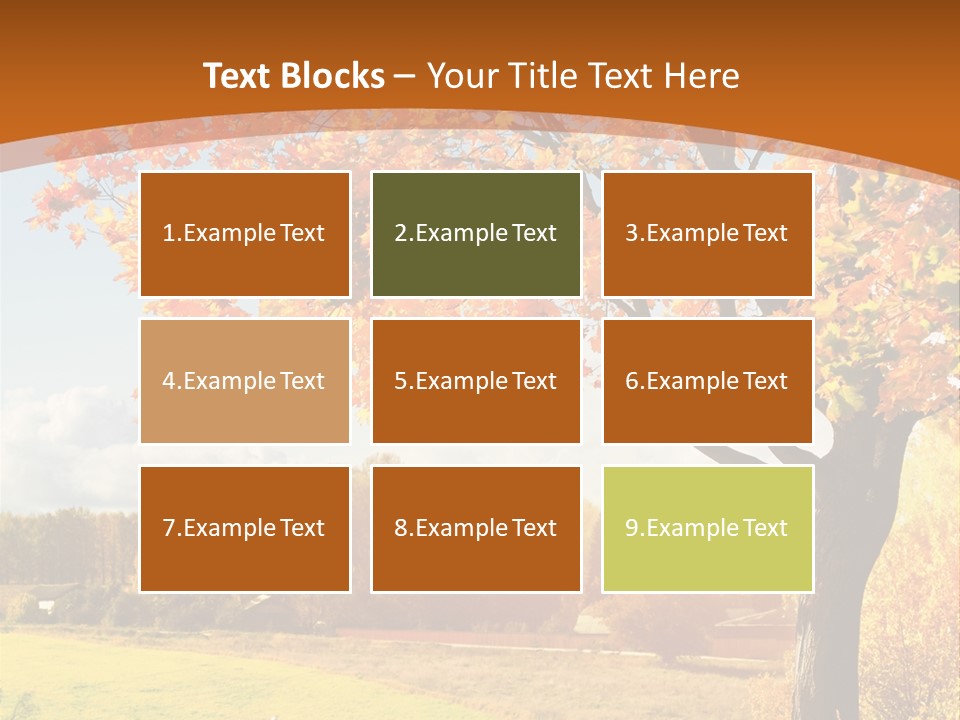 Autumn Landscape PowerPoint Template